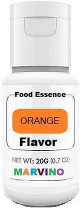 Marvino Food Flavor Essence (Orange) Orange Liquid Food Essence