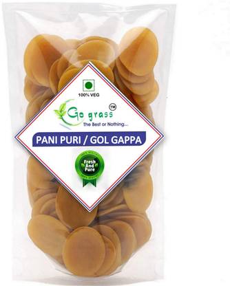 GO GRASS Ready to Fry Dry GOL Gappa / PANI PURI / PUCHKA Fryums