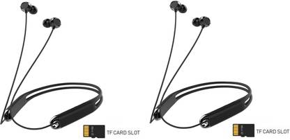FKU 325 DUAL PAIRING 5.0 Bluetooth NECKBAND WITH Memory Card Slot2PC Bluetooth