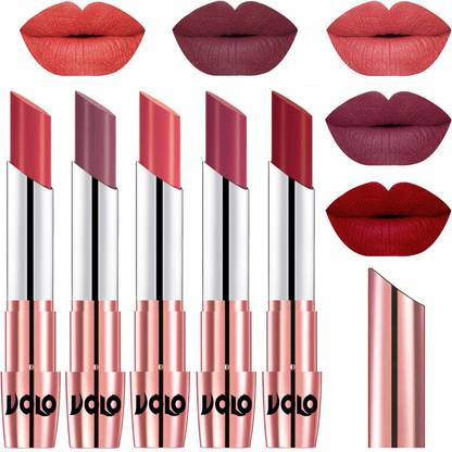 Volo 5 Pcs Long Stay lipsticks Set Creamy Matte Code-513