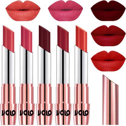 Volo 5 Pcs Long Stay lipsticks Set Creamy Matte Code-553