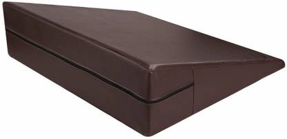 METRON MultiPurpose Bed Wedge Pillow for Acid Reflux for Sleeping | Special Rexine Removable Outer Cover | Foam Solid Orthopaedic Pillow Pack of 1