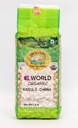 ELWORLD Organic Kabuli Chana (Whole)