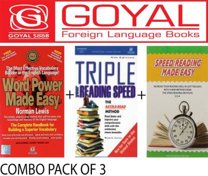 वर्ड पॉवर मेड ईज़ी + ट्रिपल योर रीडिंग स्पीड + स्पीड रीडिंग मेड ईज़ी (सेट ऑफ 3 बुक्स)