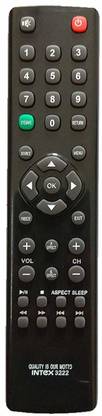 BhalTech 3222 LED LCD TV Compatible with  Intex Remote Controller