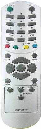 BhalTech 6710V00140F CRT TV Universal Remote Control Compatible with  LG Remote Controller