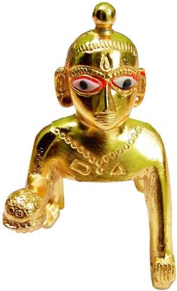 SmsTraders Laddu Gopal/Kanha ji /Thaku ji Decorative Showpiece - 9 cm