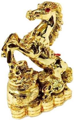 GJ Feng Shui Statue For Vastu Victory Horse / Running Horse Decorative Showpiece  -  8 cm