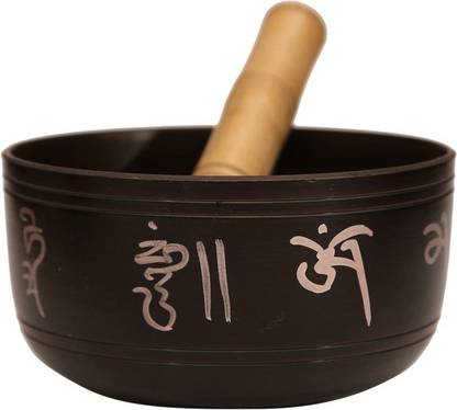Craftartz Tibetan Meditation Singing Bowl डेकोरेटिव शोपीस  -  15 cm