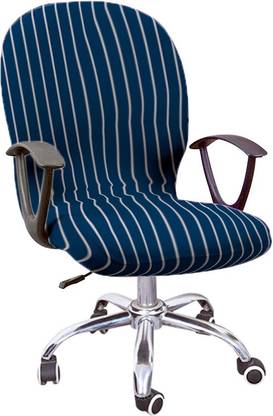 HOTKEI Polycotton Striped 1 Seater Chair Cover