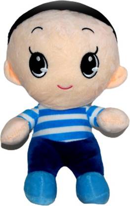 DSMS Hanging Cute Big Head Son Cartoon Character Plush Soft Toy - Birthday Present, Best Gift Latest Models  - 31 cm