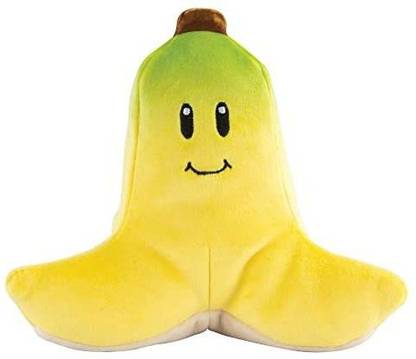 Club Mocchi Mocchi Nintendo Mario Kart Banana Plush Stuffed Toy, , 6-Inch (T12703)  - 6.63 inch