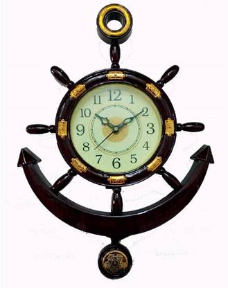 GS MULTISTORE Analog 30 cm X 26 cm Wall Clock