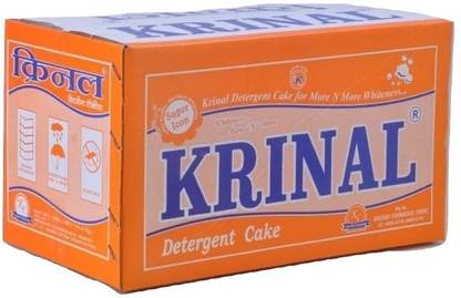 krinal detergent bar 240gm(14400gm,60 pcs) Detergent Bar