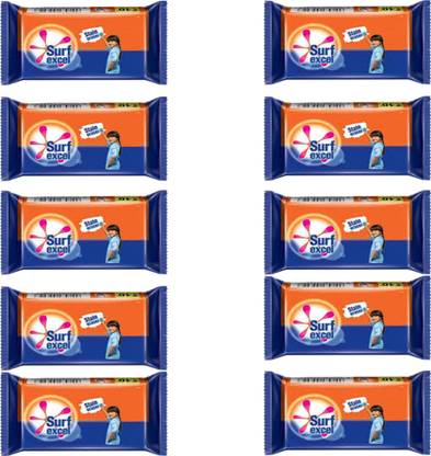 Surf excel stain remover bar (pack of 10) Detergent Bar