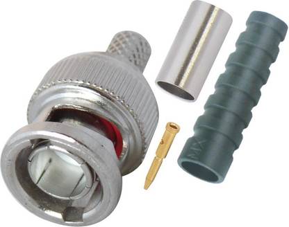 MX SDI BNC3474 HD SDI BNC Male Crimp type Connector for HD-SDI Cable & SDI CCTV Camera Wire Connector