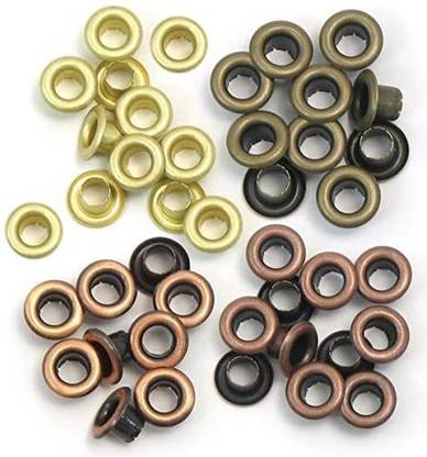 TOPS We R Memory Keepers Eyelets for ScrapbookingWarm MetalStandard (41583-1)