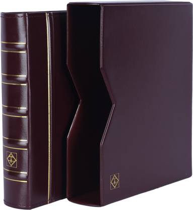 Lighthouse Ringbinder OPTIMA, in Classic design GIGANT, incl, Slipcase, Red Coin Bank