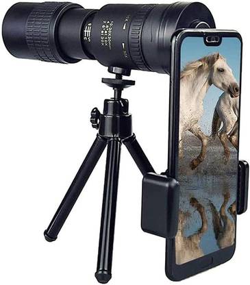 Cubern 4K 10-300X40Mm Super Telescope Monocular Telescope for Mobile Phone, with Smartphone Adapter Tripod Suit for Hiking Camping Bird Watching Best Gifts for Men Pirate Navigation (4K 10-300X40Mm) Binoculars