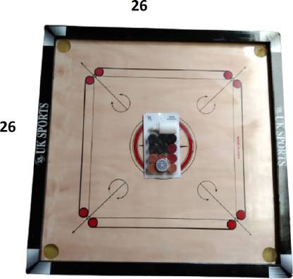 UK SPORTS 26 INC.CARROM BOARD 66.04 cm Carrom Board