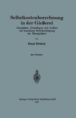 Selbstkostenberechnung in der Giesserei