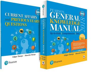 The Pearson General Knowledge Manual 2018 - Includes Current Affairs Booklet