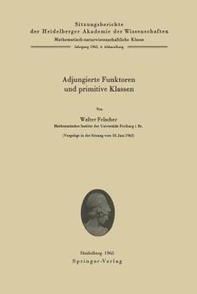 Adjungierte Funktoren und primitive Klassen