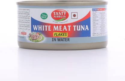 Tasty Nibbles White Meat Tuna Flakes in Water Sea Foods
