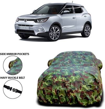 SEBONGO Car Cover For SsangYong Tivoli (With Mirror Pockets)