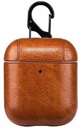 SAM GADGETS WORLD Front & Back Case for Leather Protective Case Cover For Apple AirPods 1 and Apple AirPods 2