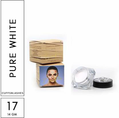 Cuffs N Lashes Full Coverage Concealer Pot Pure White Concealer