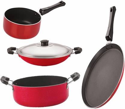 NIRLON FT12_SP(B)_AC_CS24 Non-Stick Coated Cookware Set