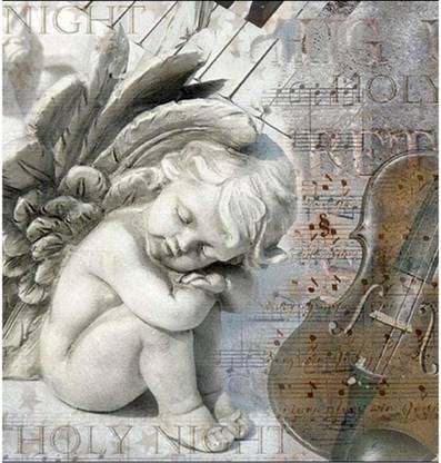 sabrang jaipur Angel baby - decoupage tissue papers-set of 4 Matte Finish Decoupage Medium