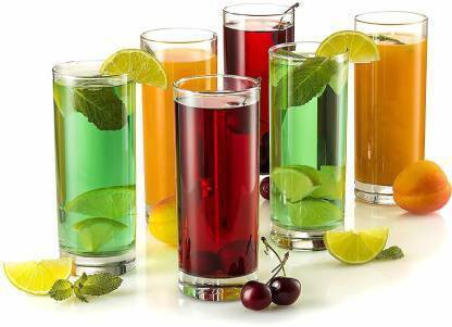 DealFly (Pack of 6) 5632 Glass Set Water/Juice Glass