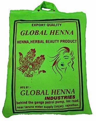 GLOBAL HENNA INDUSTRIES 100% pure and natural mehandi powder henna powder