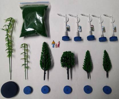Junior Scientist MINIATURE STREET LIGHT & TREE MODELS SET FOR SCHOOL PROJECT