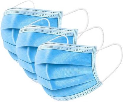 SHi 3 Ply Face Mask 3 Ply Face Mask Washable Surgical Mask With Melt Blown Fabric Layer