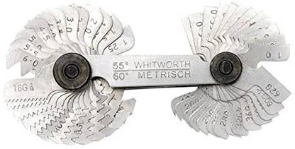 Kirti NDT screw pitch thread pitch Gauge Radius Gauge
