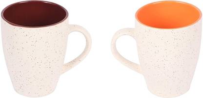 Onisha White Multicolour coffee/milk mug-275 Ml Ceramic Coffee Mug