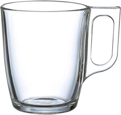 LUMINARC Glasss Set of 6, -250 ml Glass Coffee Mug
