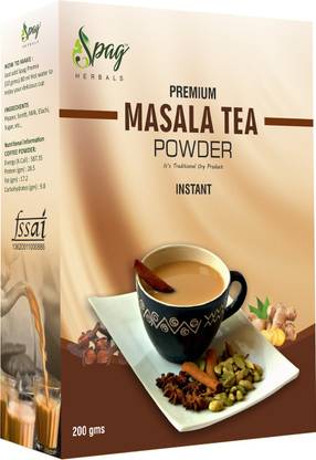 Spag HERBALS Premium Organic Spices Masala Tea Box