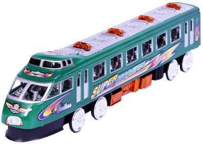 beauty fly Frication Train Green Color With Special Effect on Train