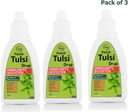 N2B Tulsi Drops Natural Immunity Booster - 30ml Pack of 3