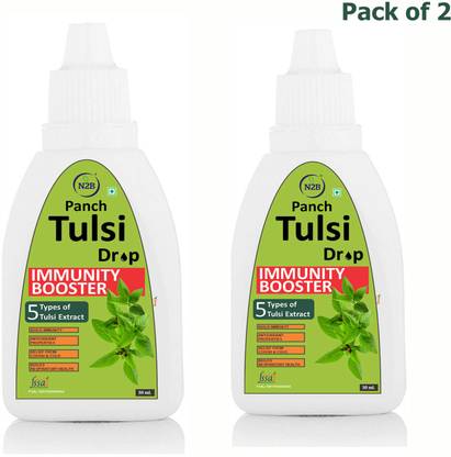 N2B Tulsi Drops Natural Immunity Booster - 30ml Pack of 2