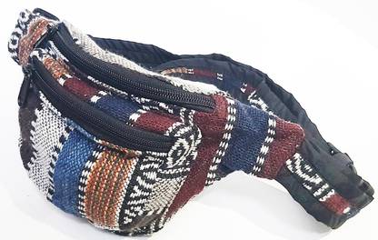 Kanha Waist Bag for boys and girls; Fanny Pack for Hiking Travel Camping Running Sports Outdoors; Money Belt with Adjustable Strap funky style.travelling hiking ,adjustable strap multifuctional multicolor dari febric cotton .heavy duty zippers and sliders . WAIST BAGS