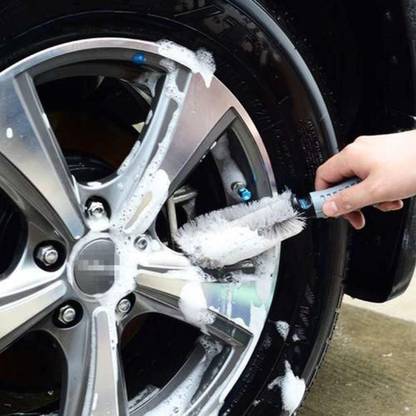TOUCH OF MODERN Car Wheel Rim Cleaner Brush- Car Truck Motorcycle Bike Washing Cleaning Tool 1 ml Wheel Tire Cleaner