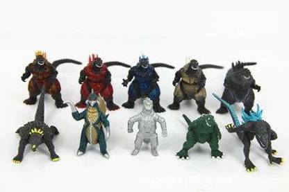 ACTION FIGURE 10pcs/set 6 CM Godzilla Toy Figure Set