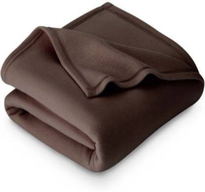 Supreme Home Collective Solid Single Fleece Blanket for  Mild Winter