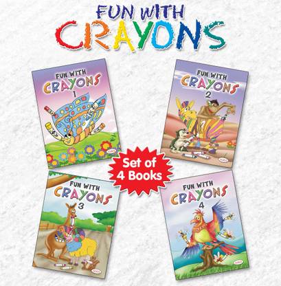 Fubn with Crayons (set of 4 books)