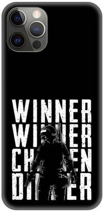 NDCOM Back Cover for Apple iPhone 12 Pro Winner Winner Chicken Dinner Printed